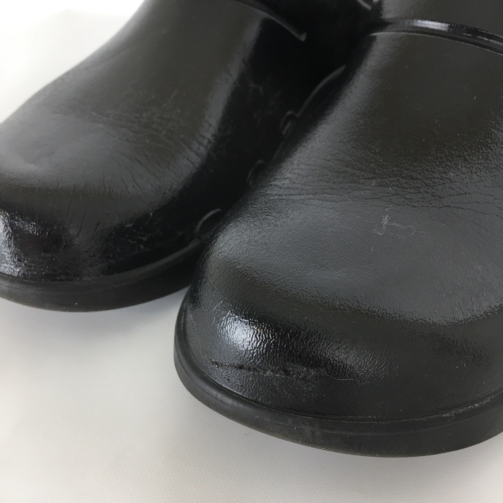 OOFOS Oocloog Luxe Recovery Shoes Men’s Size 9 Comfort Slip On Mules Clogs Black - Picture 7 of 14